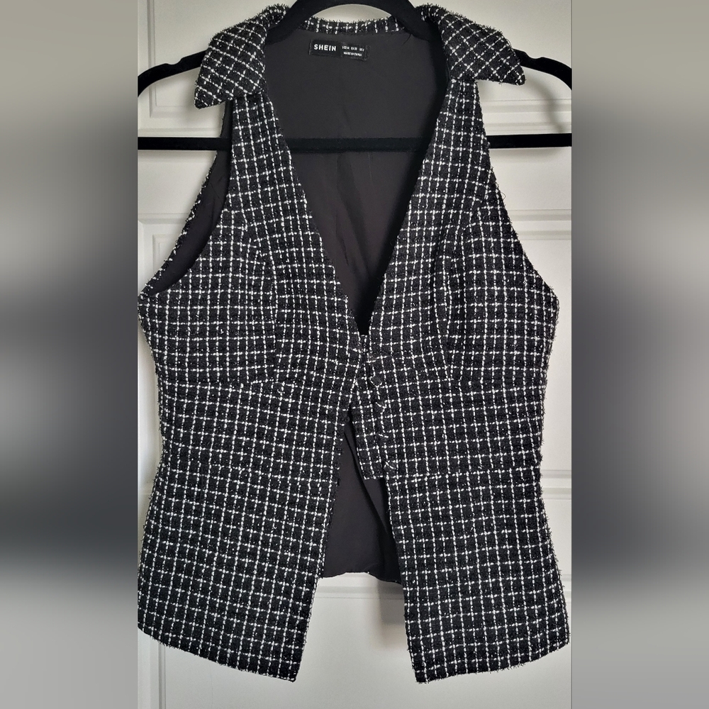 SHEIN Black Vest
